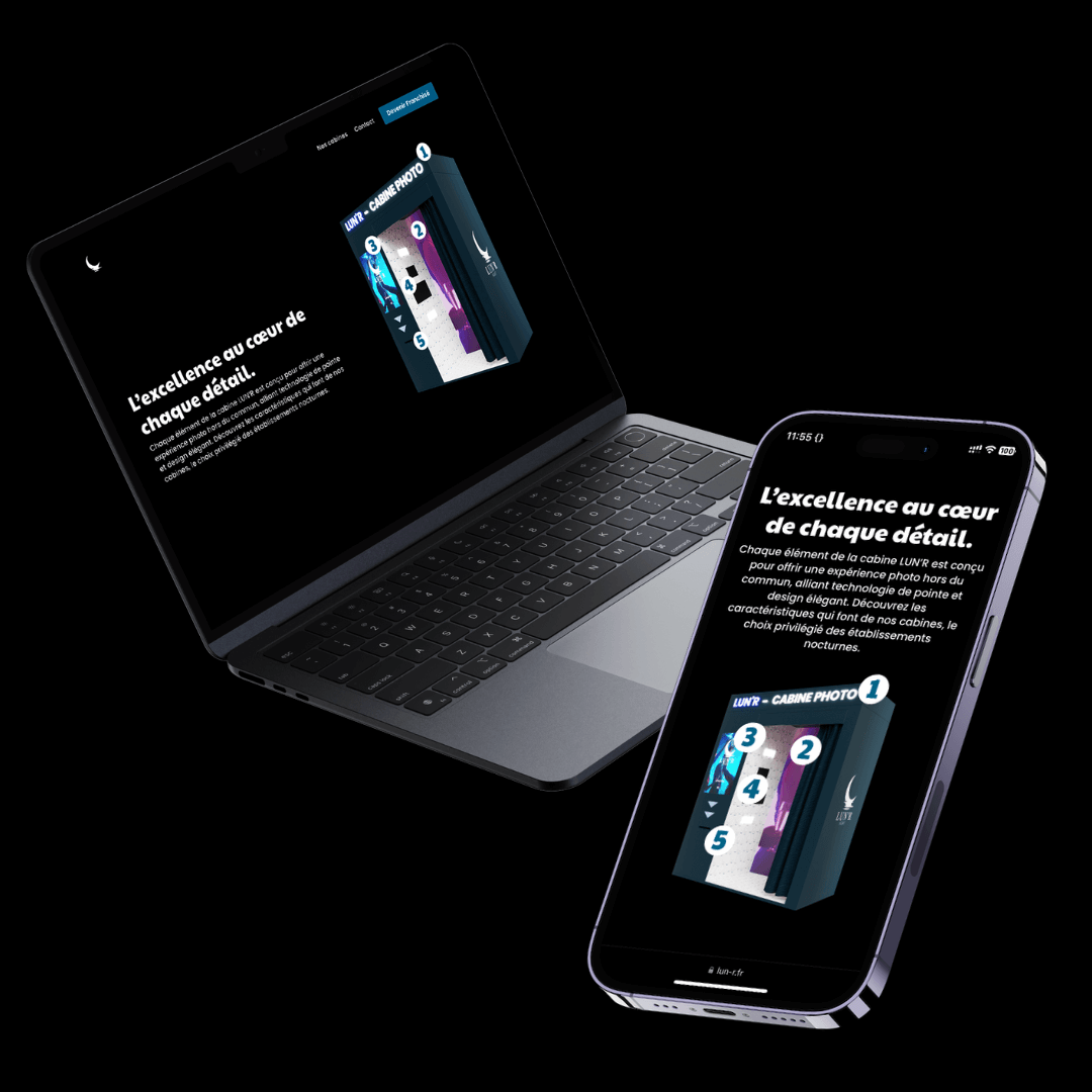 Landing page liée au QR Code